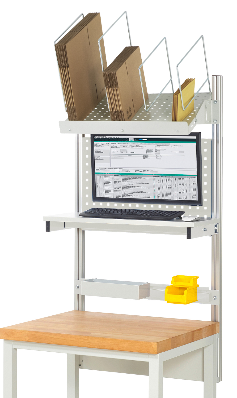 System-Aufbau - Komplettset 03 für Produktbreite 750 mm