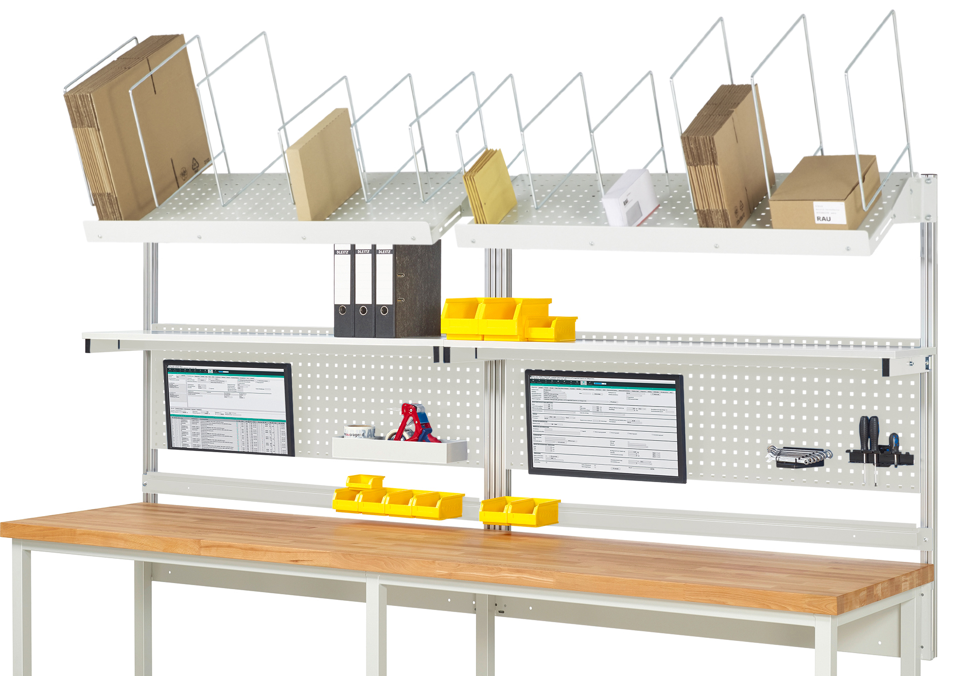 System-Aufbau - Komplettset 03 für Produktbreite 3000 mm