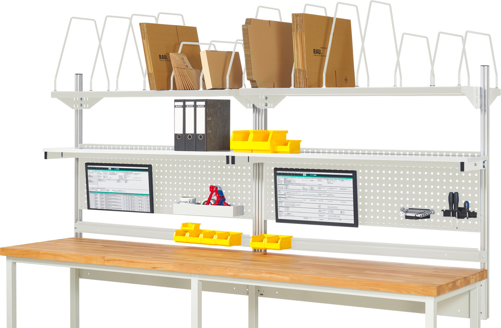 System-Aufbau - Komplettset 03 für Produktbreite 3000 mm System-Aufbau - Komplettset 03 für Produktbreite 3000 mm