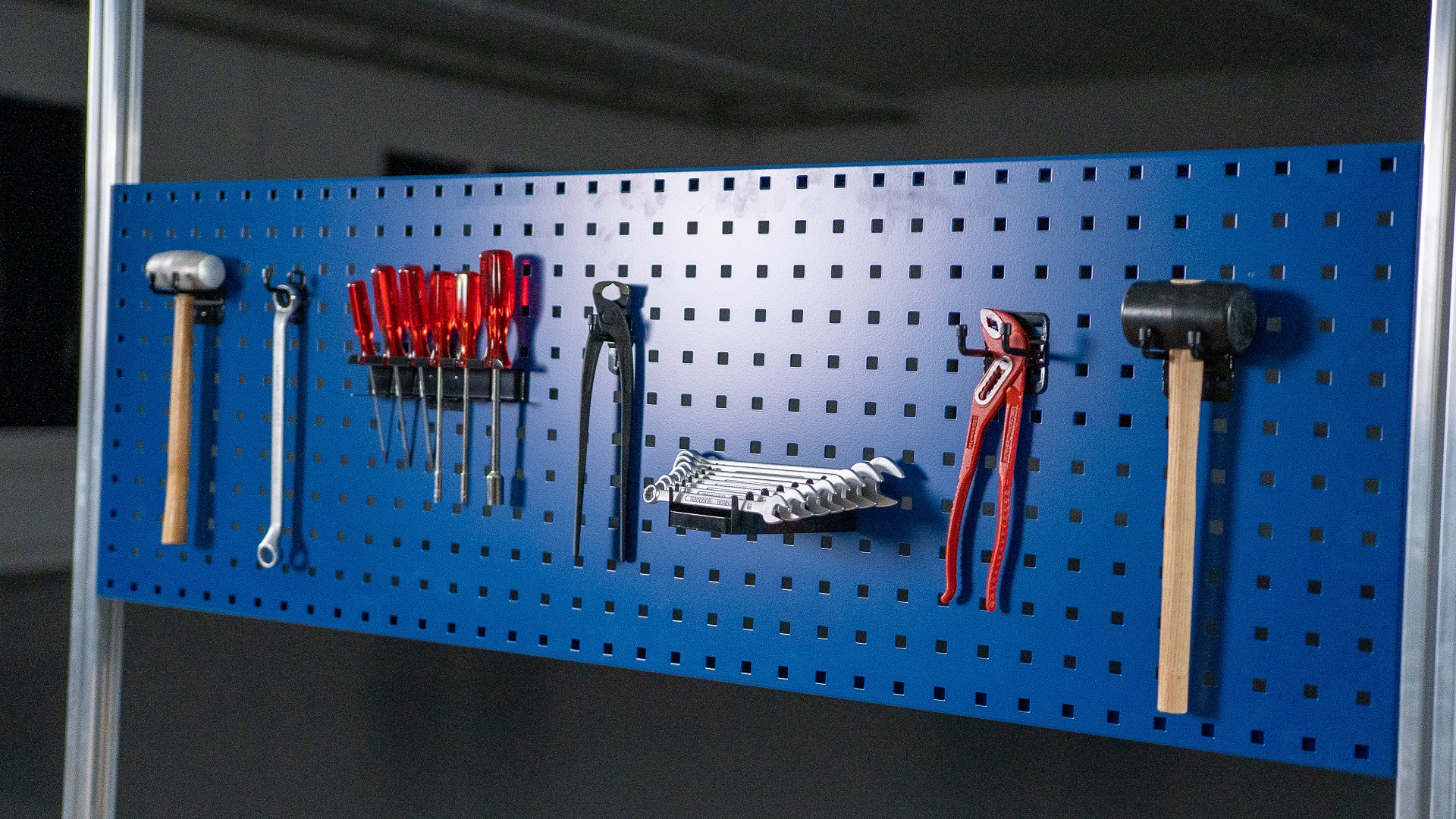 Hakenset für Lochplatten, 12-tlg.