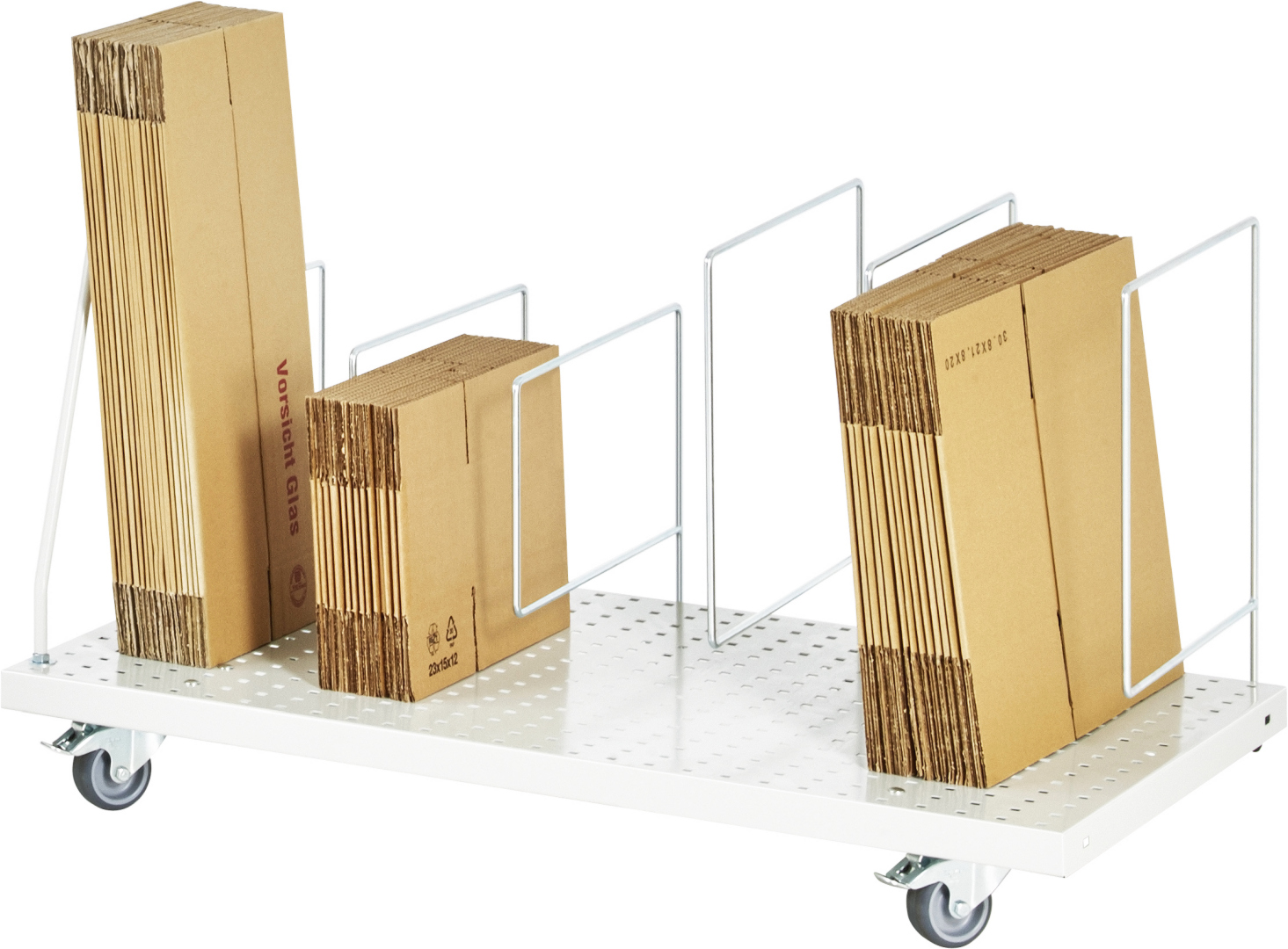 Kartonagenmagazin, fahrbar