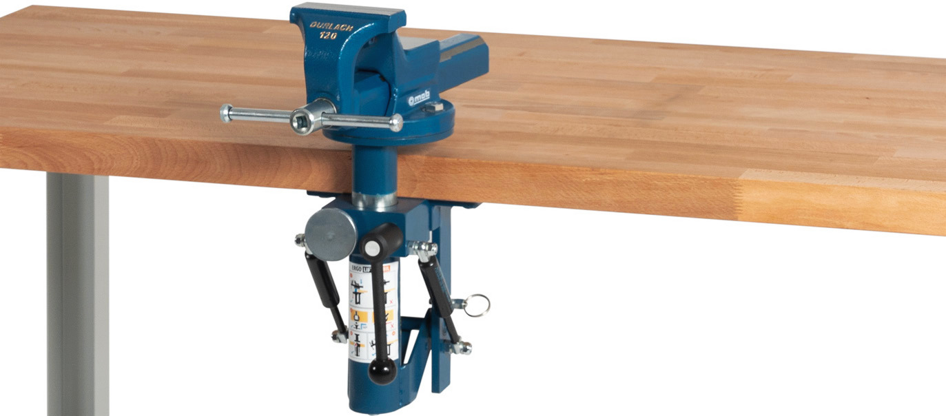 Schraubstock 120 mm mit Klapplift