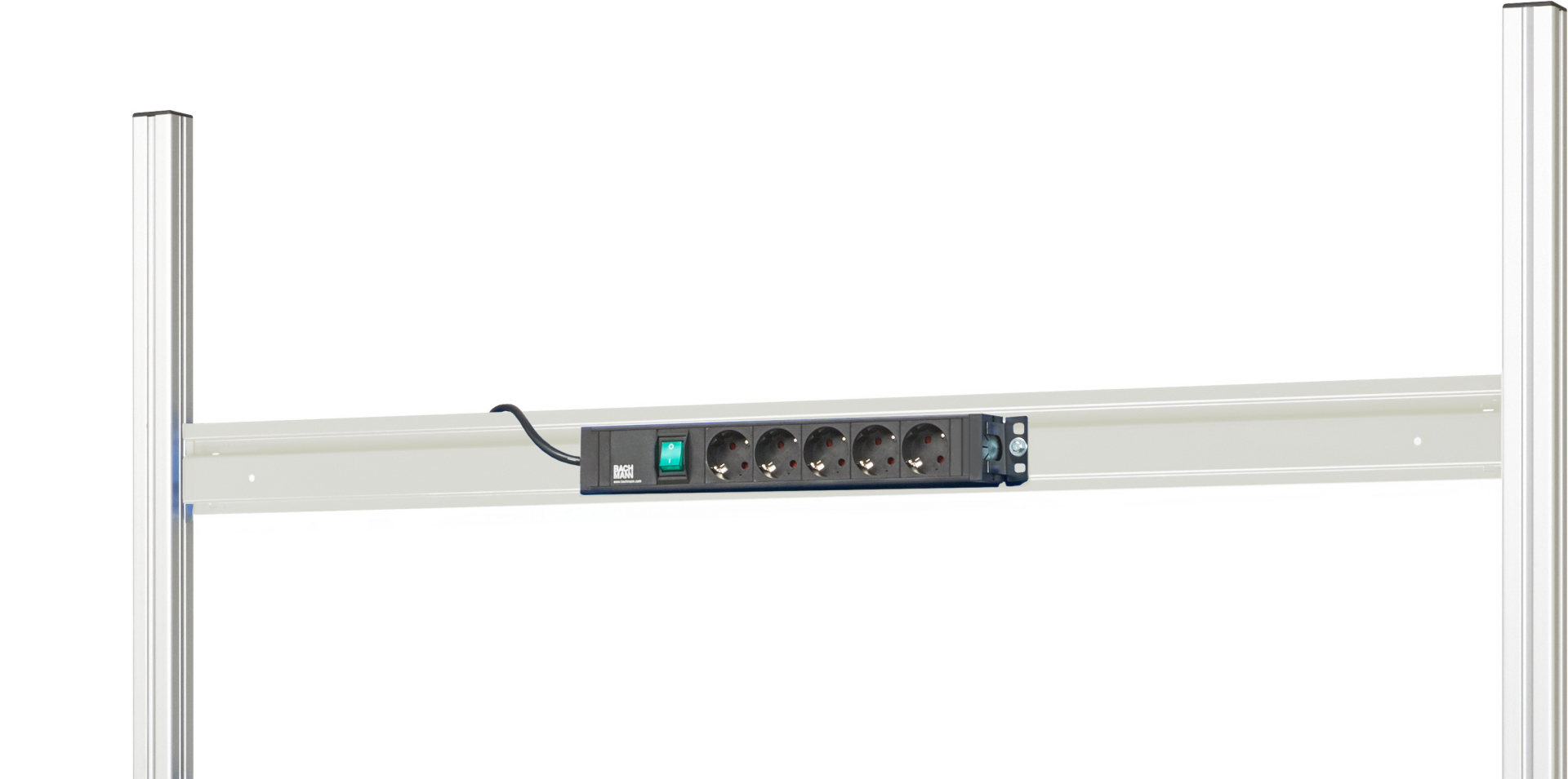 Energieleiste mit Halteschiene für Serie E 1200 mm