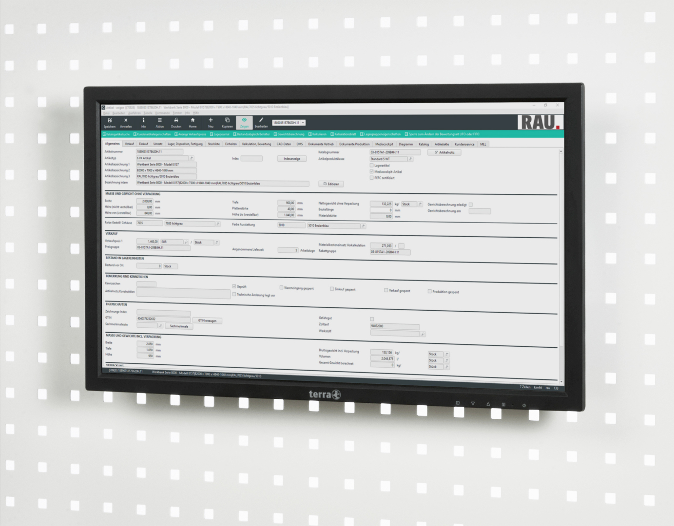 Monitor Lochwandhalterung Monitor Lochwandhalterung