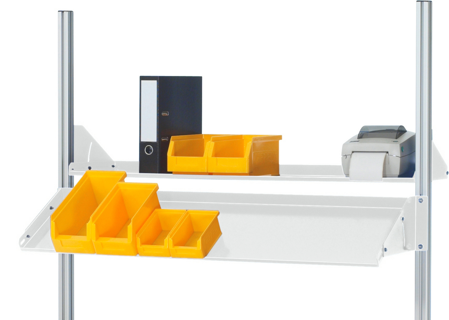 Metallablage neigbar 750 mm Breite Metallablage neigbar 750 mm Breite