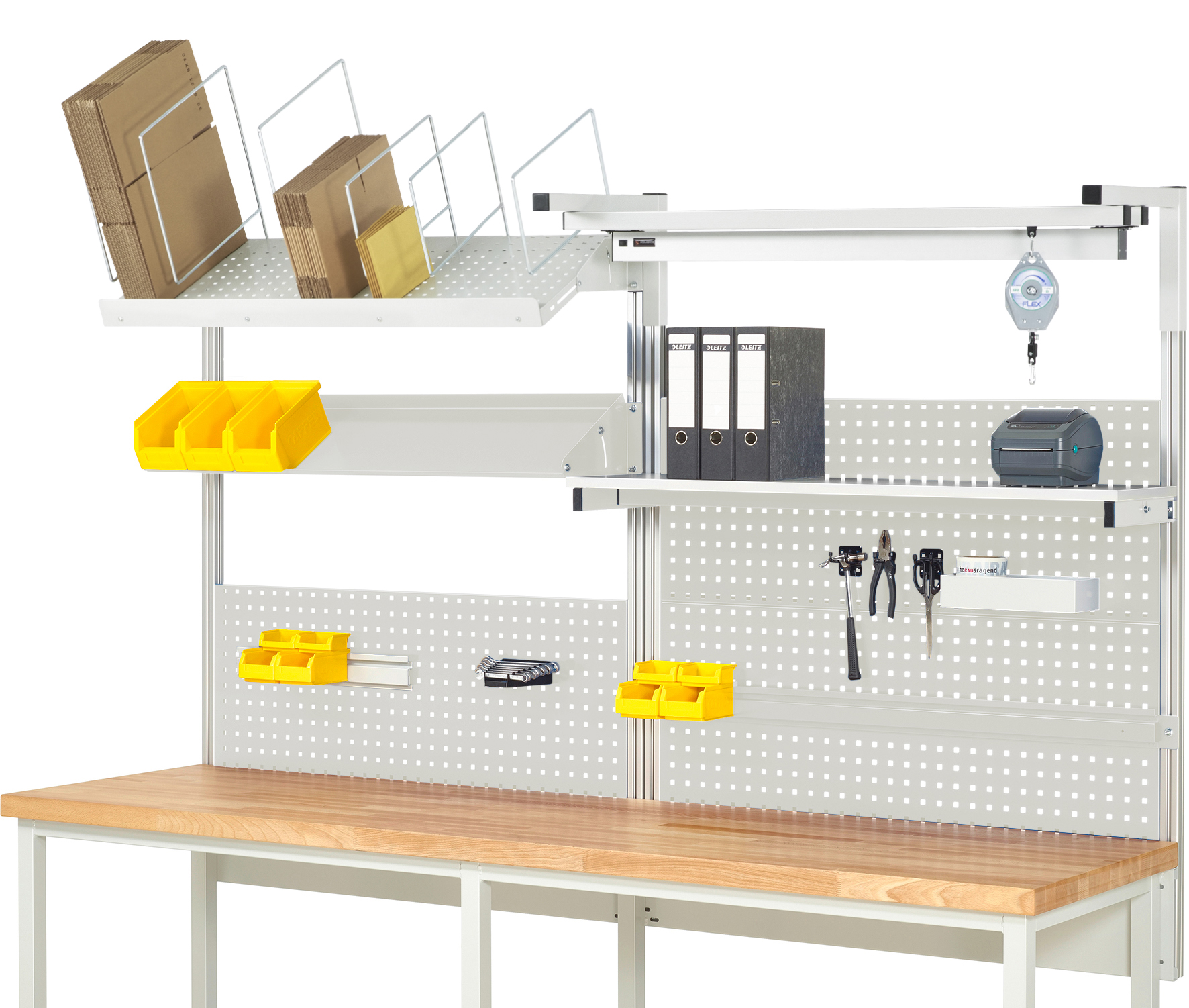 System-Aufbau - Komplettset 06 für Produktbreite 2500 mm