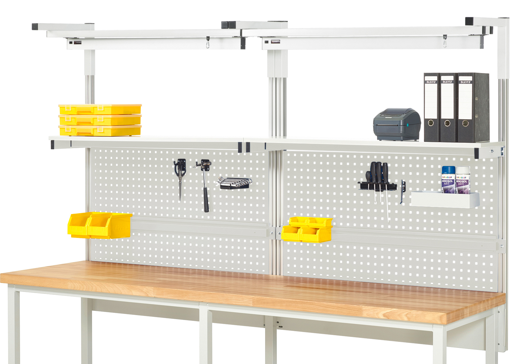 System-Aufbau - Komplettset 04 für Produktbreite 2500 mm