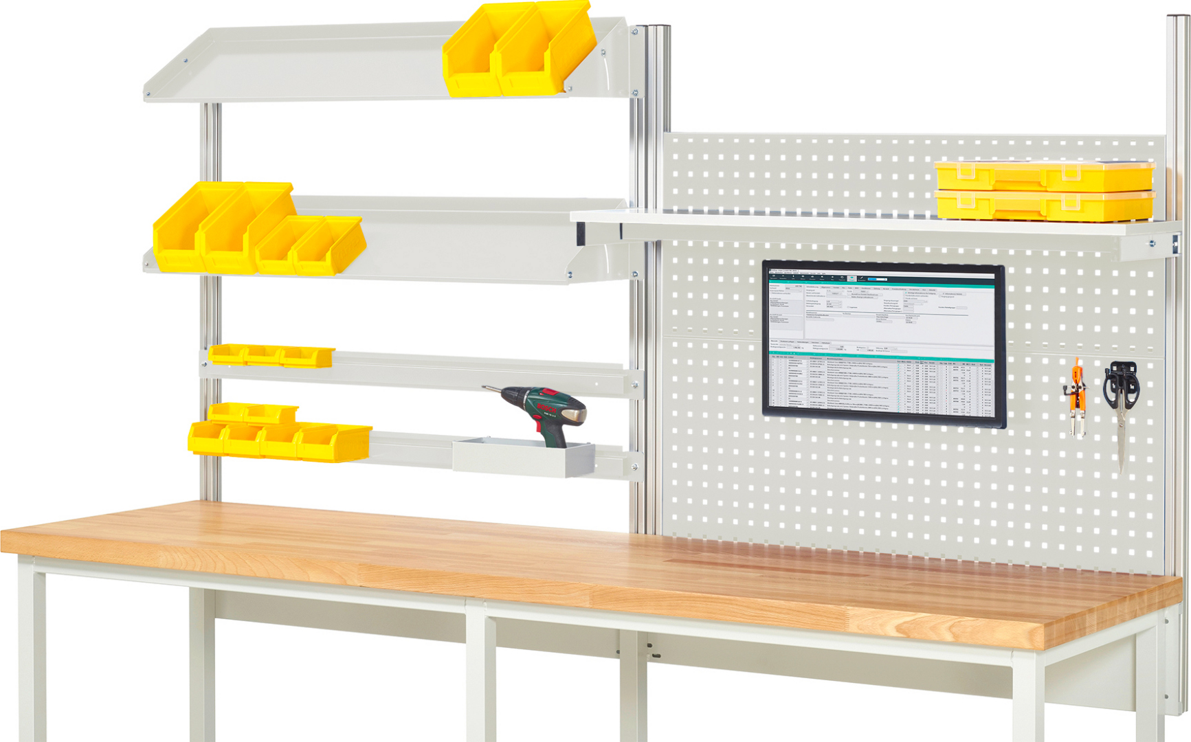 System-Aufbau - Komplettset 05 für Produktbreite 2500 mm System-Aufbau - Komplettset 05 für Produktbreite 2500 mm