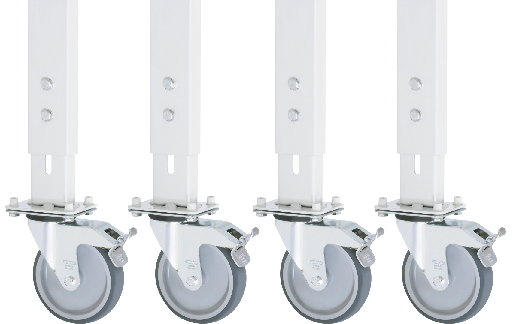 Rollensatz für Grundtisch Serie Tom (4 Lenkrollen)