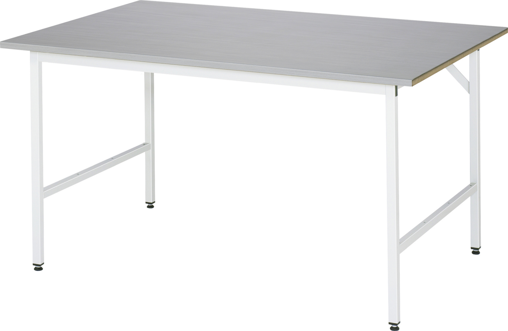 Arbeitstisch Serie Jerry mit Edelstahlplatte